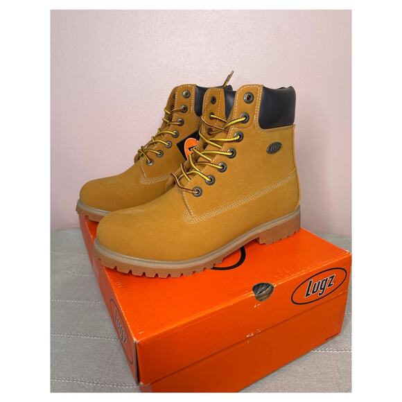Lugz Men\'s Convoy 6 Inch Boot Golden Wheat Bark Tan Gum Size 8 W MCNWK main image 7